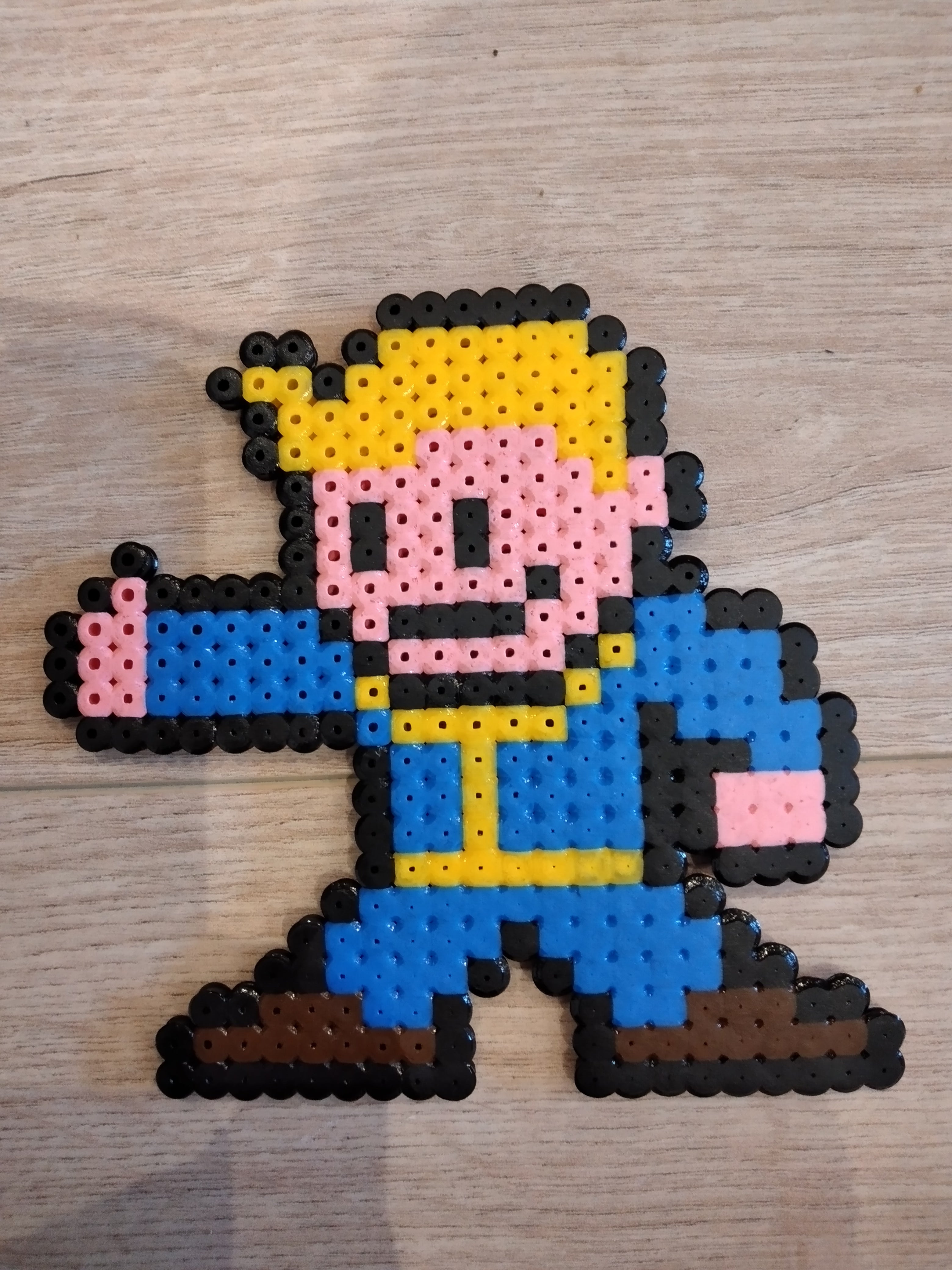 Fallout Vault Boy Pixel Art Perler Beads Bügelperlen