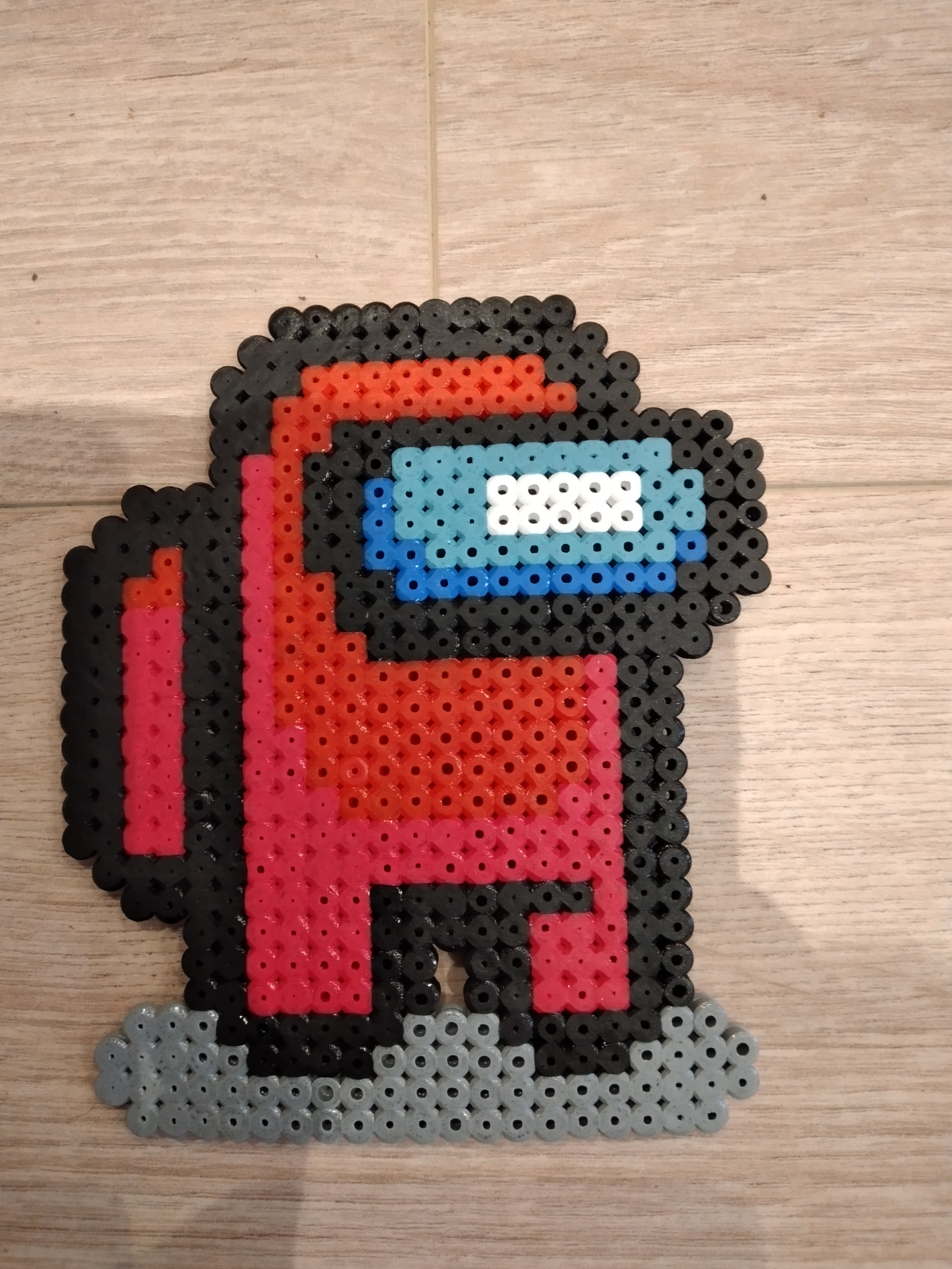 Among Us Pixel Art Perler Beads Bügelperlen