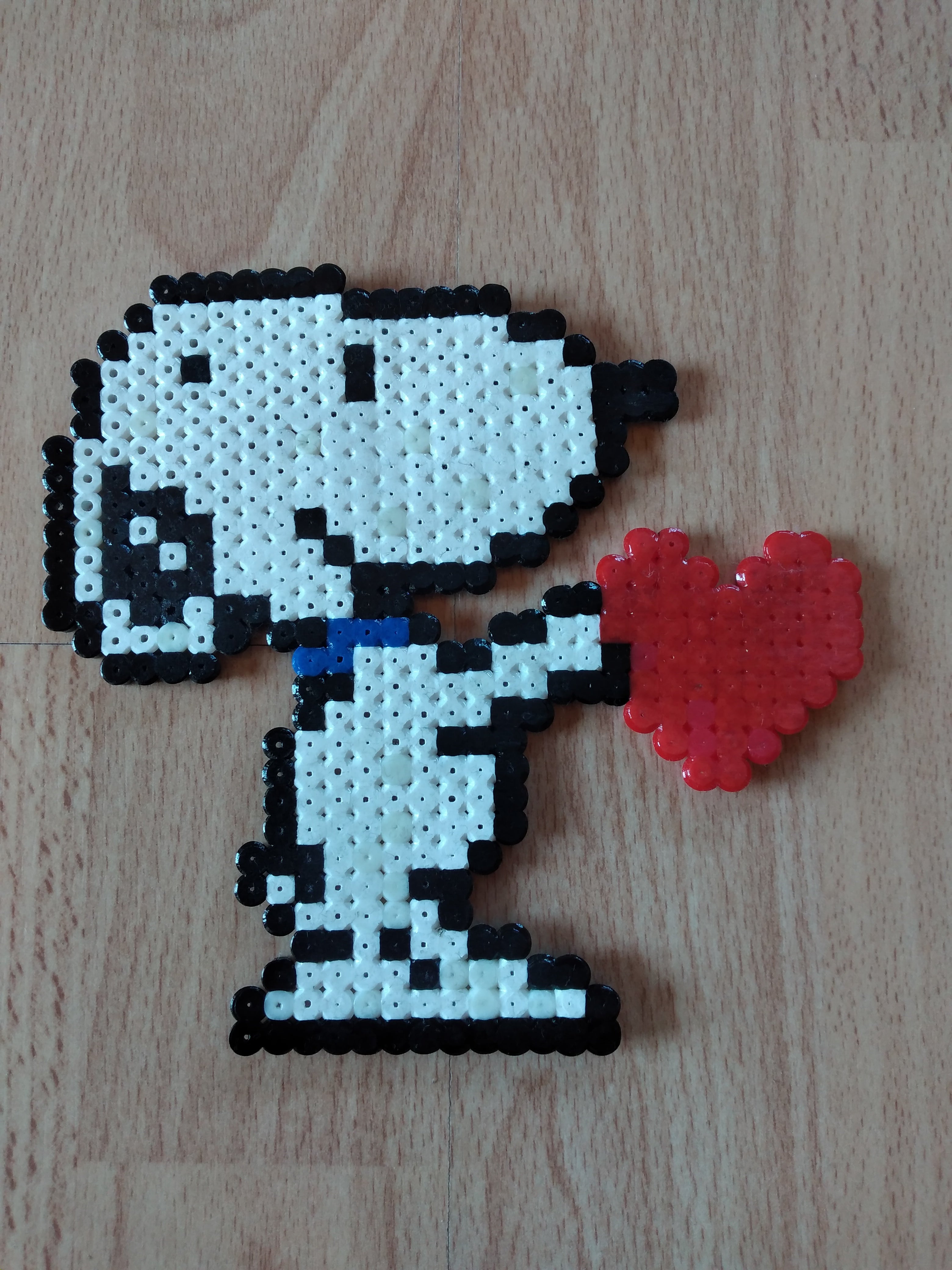 Peanuts Snoopy Pixel Art Perler Beads Bügelperlen