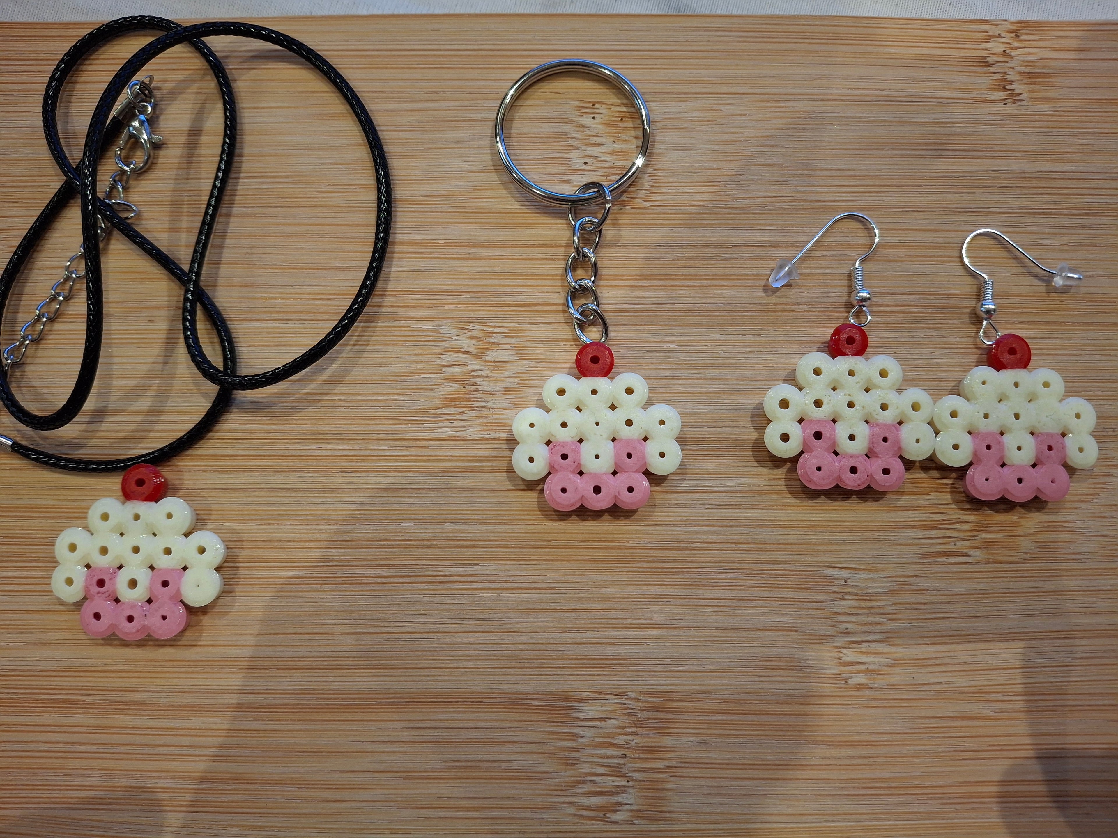 Cupcake Pixel Art Halskette Necklace