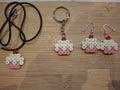 Cupcake Pixel Art Schlüsselanhänger Keychain