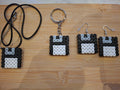 Diskette Floppy Disk Pixel Art Schlüsselanhänger Keychain