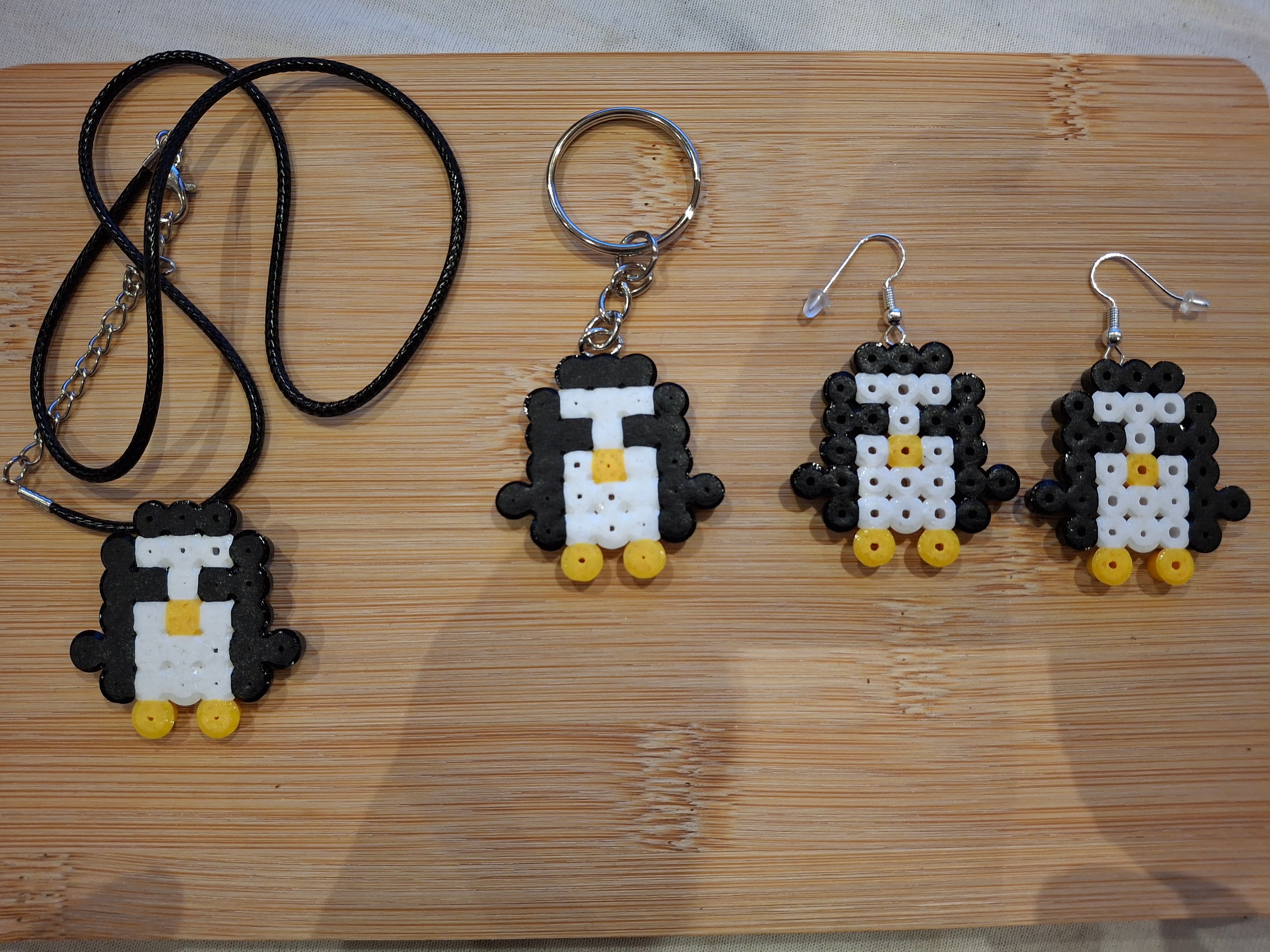 Pinguin Penguin Pixel Art Ohrringe Earrings