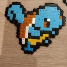 Squirtle Schiggy Pixel Art Perler Beads Bügelperlen