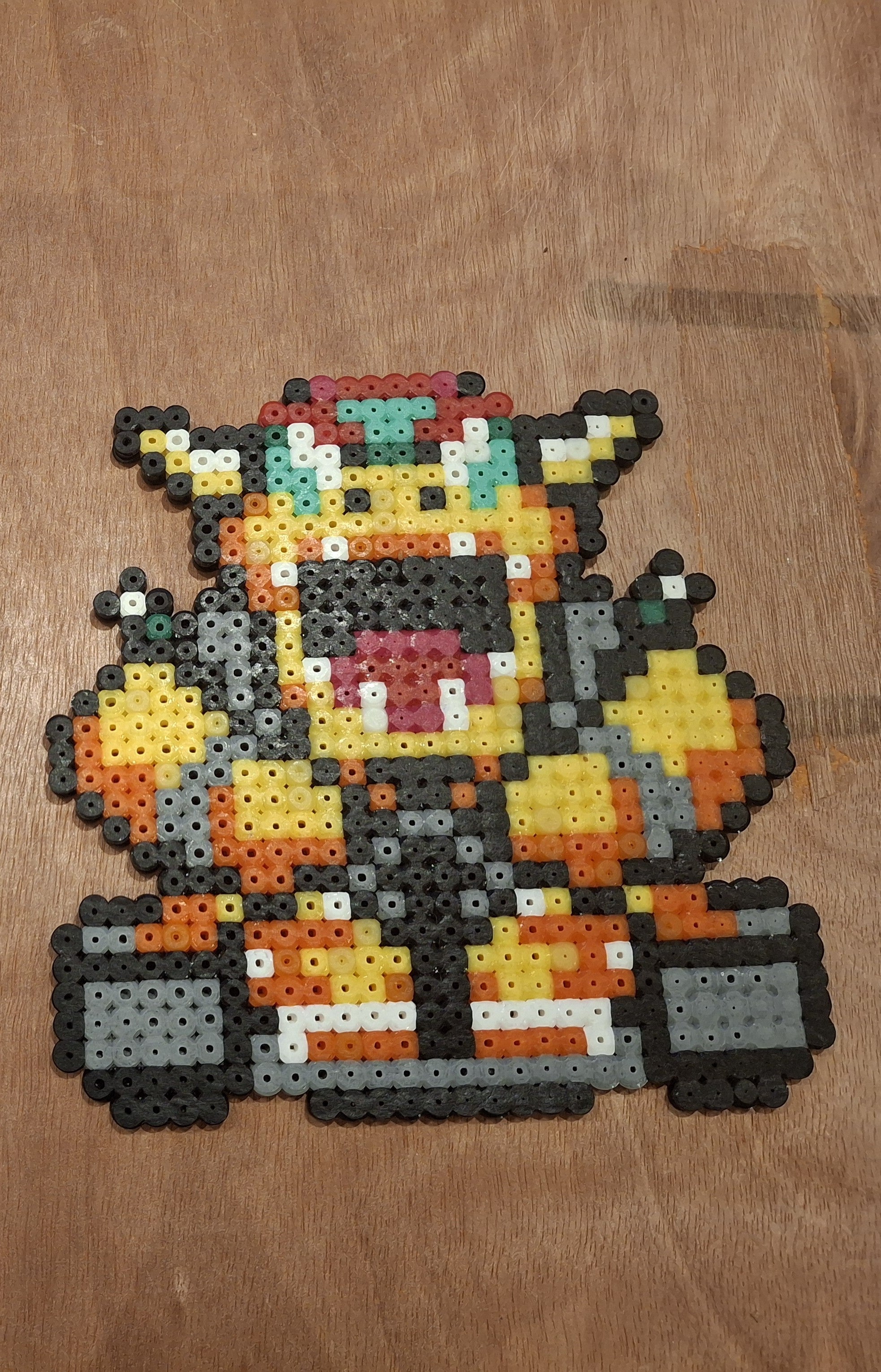 Mario Kart Bowser Pixel Art Perler Beads Bügelperlen