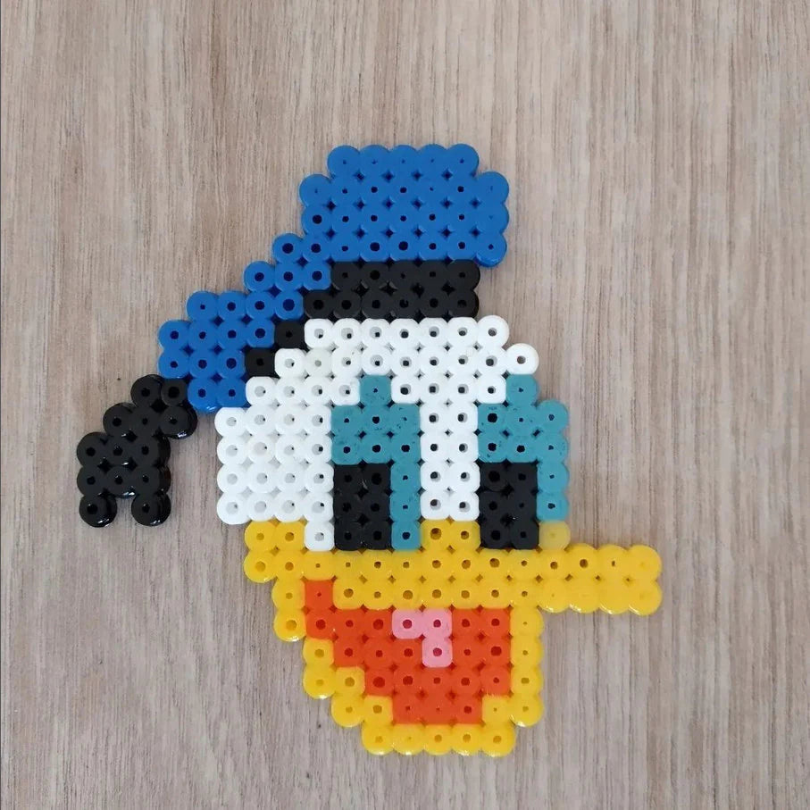 Donald Duck Disney Pixel Art Perler Beads Bügelperlen
